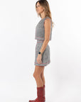 Emmy Set SKIRT ONLY - Black Gingham/Red