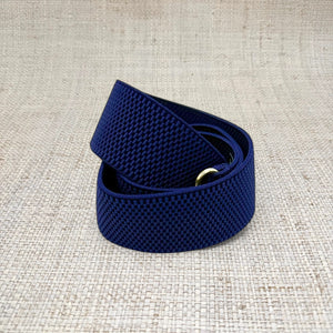 Stretch Band Belt Navy