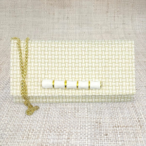 Mannon Clutch with Bamboo Stick