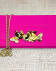 Hot Cindy Crossbody Clutch with Butterflies