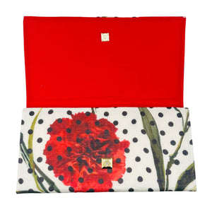 Dolce and Gabbana Polka Dot Scarf Clutch V