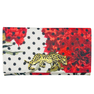 Dolce and Gabbana Polka Dot Scarf Clutch V