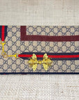 Gucci Logo Ribbon Scarf Clutch I