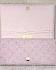 Louis Vuitton Lavender Scarf Clutch
