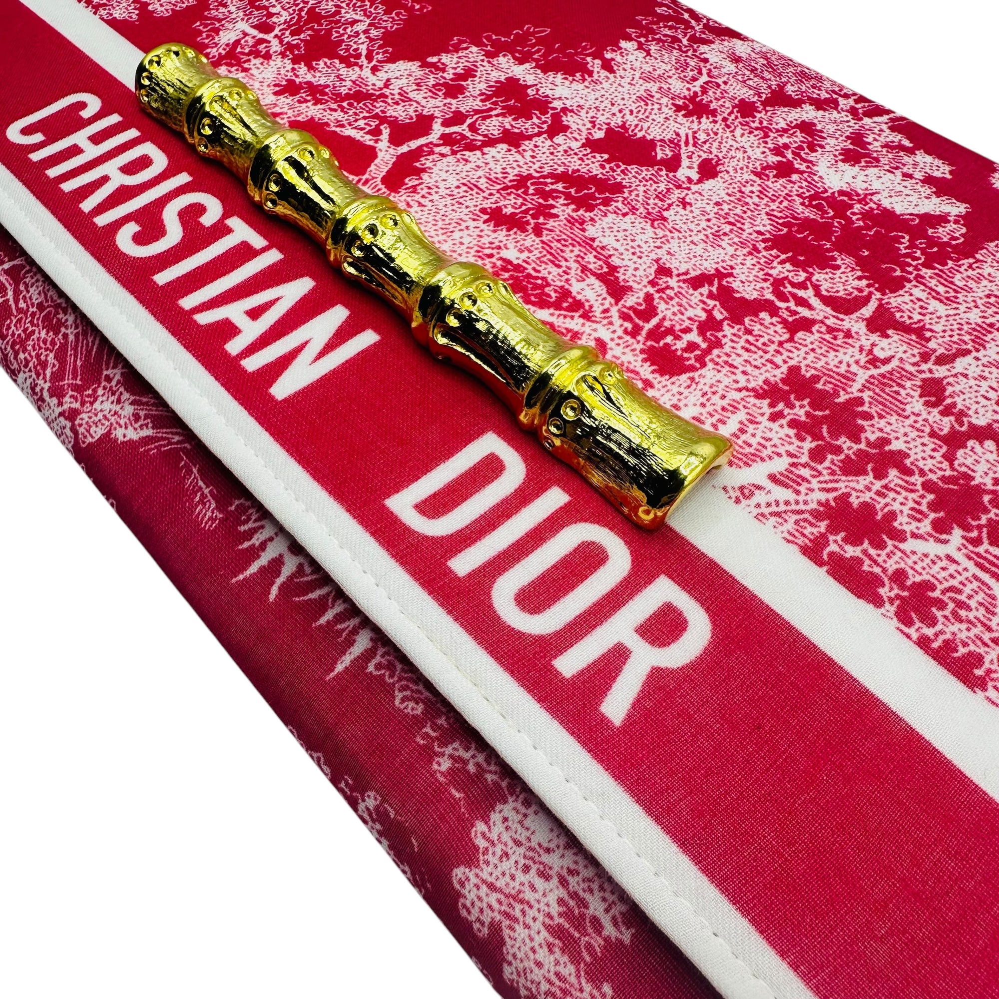 Christian Dior Toile Scarf Clutch