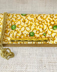 Oscar De La Renta Jeweled Scarf Crossbody Clutch II