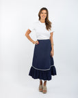 Addie Skirt - Solid Navy