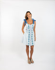Bree Dress - Mini Navy Henrietta