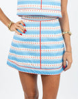 Emmy Skirt (Short) - Blue Scallop