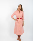 Harper Dress - Red Stripe