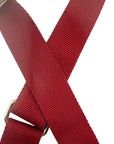 Solid Crimson Stadium Bag Strap