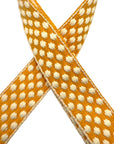 Gold and White Stadium Bag Strap
