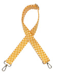Gold and White Stadium Bag Strap