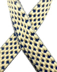 Blue and White Stadium Bag Strap