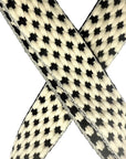 Black and White Stadium Bag Strap