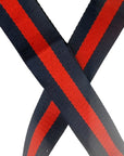 Navy and Red Stadium Bag Strap