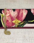 Dolce and Gabbana Floral Crossbody Clutch
