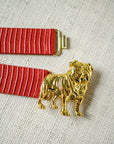 Red Leather Belt Band