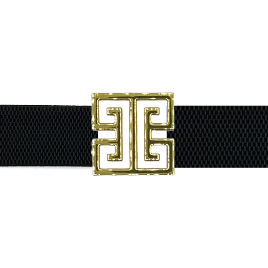 Belt Buckle - Square Greek Key