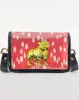 Petite Red Les Touches Clear Stadium Bag with Bulldog