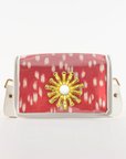 Petite Red Les Touches Clear Stadium Bag with White Starburst