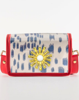 Petite Blue Les Touches Stadium Bag with White Starburst