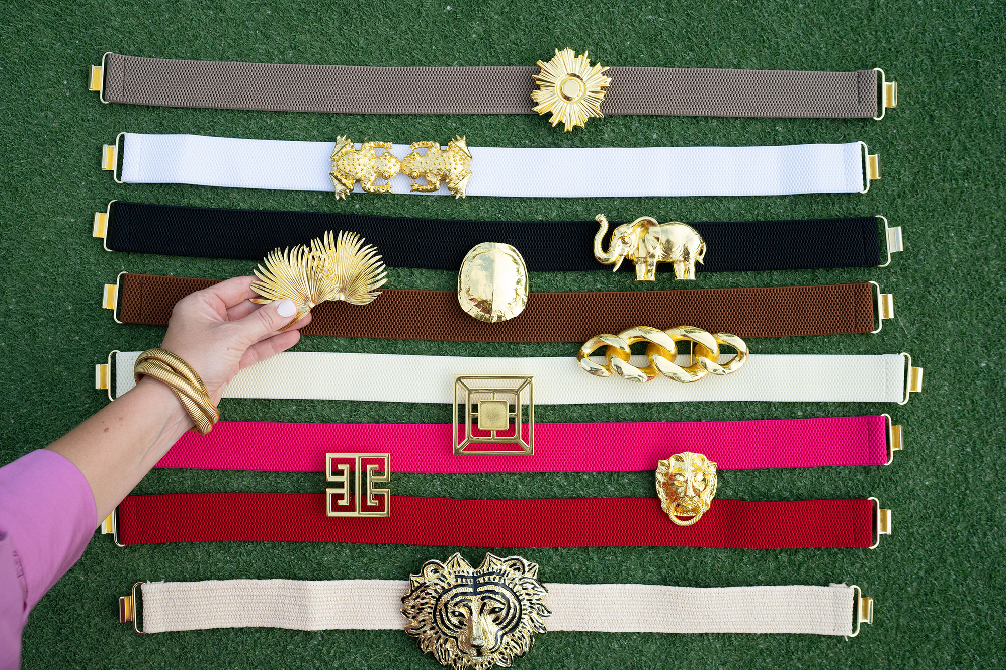 garland belts with buckles