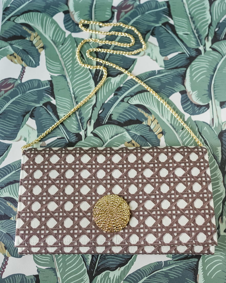 garland bags crossbody bag brown cane 