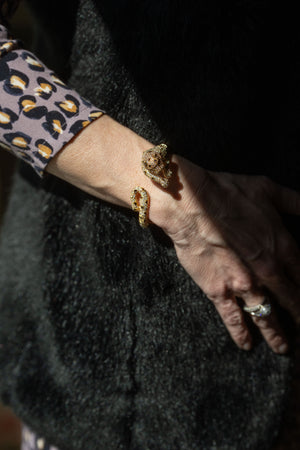 Sparkly Leopard Bracelet