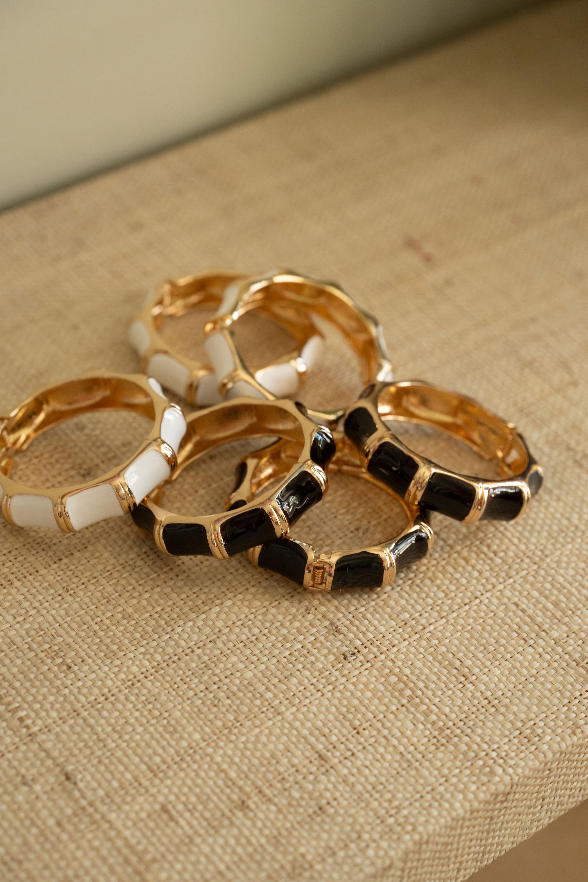 White Bamboo Bracelet