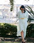 Harper Dress - Blue Buffalo Check