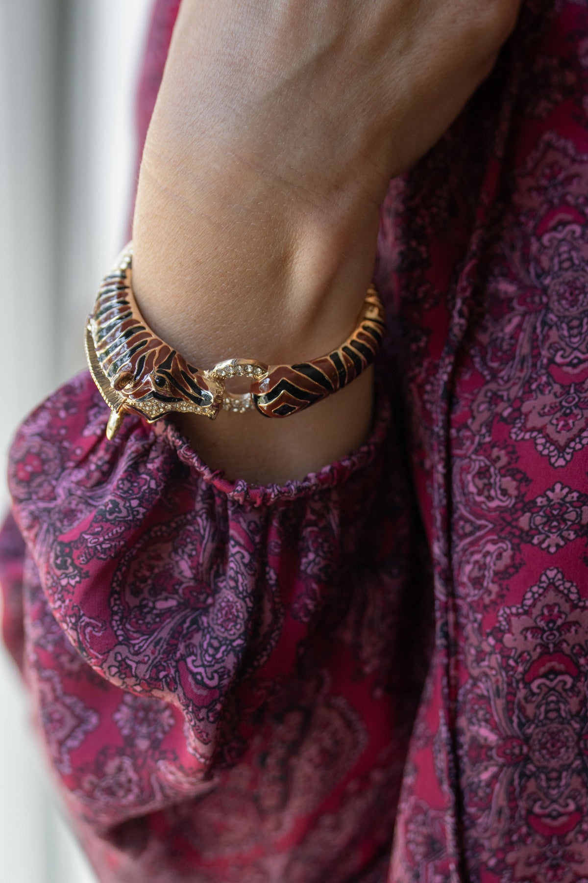 zebra cuff bracelet 